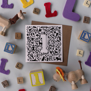 L Card - Prints & Princesses