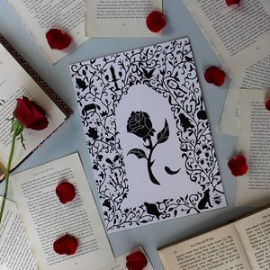 Products: Beauty And The Beast Print - Prints & Princesses