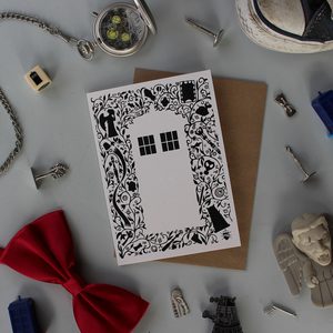 Products: A6 Doctor Who Greeting Card - Prints & Princesses