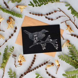 Products: A6 Dot Tui Greeting Card - Prints & Princesses