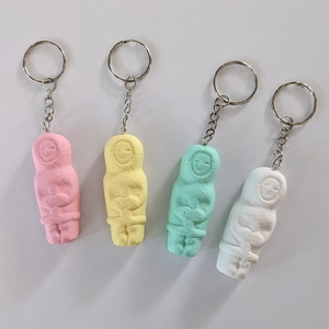 Products: Re-constructed lolly cake people keyring - Prints & Princesses