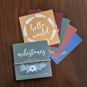 Baby Milestone Cards – Autumn - Prints & Princesses