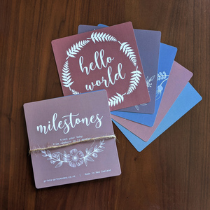 Products: Baby Milestone Cards – Spring - Prints & Princesses