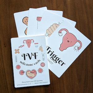 Products: IVF Milestone Cards - Prints & Princesses