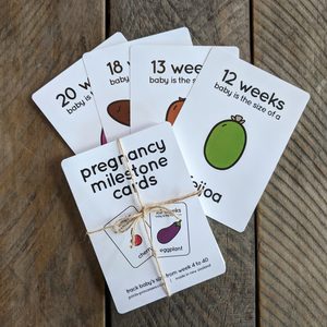 Products: Pregnancy Milestone Cards - Prints & Princesses