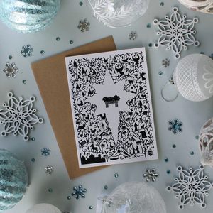 Products: A6 Christmas Greeting Card - Prints & Princesses