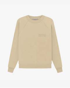 Fear Of God Essentials: Fear of God Essentials Crewneck Sweatshirt Sand