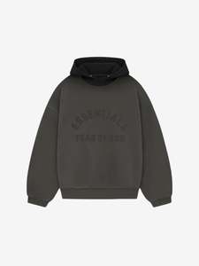 Fear of God Essentials Nylon Fleece Hoodie Ink/Jet Black