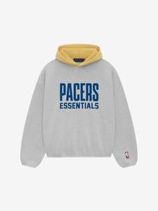 Fear of God Essentials NBA Pacers Hoodie Light Heather Grey