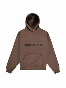 Fear Of God Essentials: Fear of God Essentials x SSENSE Pullover Hoodie Applique Logo Rain Drum