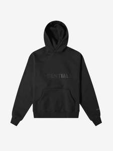 Fear of God Essentials Pullover Hoodie Applique Logo Dark Slate/Stretch Limo/Black (SS20)
