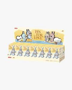 Collectibles: Pop Mart Labubu The Monsters Pin for Love Series Vinyl Plush Pendant (A-M) Sealed Case (14 Blind Box)