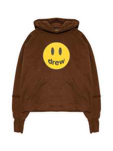 Drew House: Drew House Mascot Deconstructed Hoodie Brown