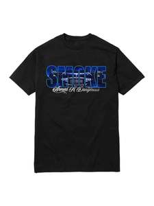 Vlone: Pop Smoke x Vlone Armed And Dangerous T-Shirt Black