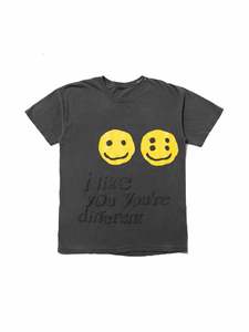 Cactus Plant Flea Market: Cactus Plant Flea Market x Union I Like You You're Different Tee Charcoal