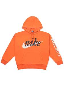 Cactus Plant Flea Market: Nike X CPFM Shoebox Heavyweight Hoodie Pullover Orange [SS21]