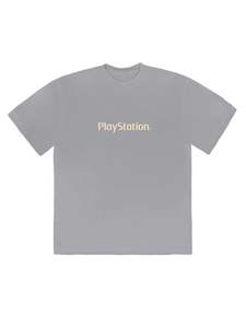 Travis Scott: Travis Scott Motherboard Logo III T-Shirt Ice Grey