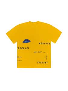 Travis Scott: Travis Scott Digital Eye Tee Gold