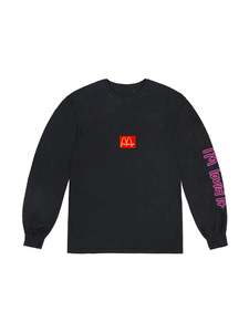 Travis Scott: Travis Scott Action Figure Space Long Sleeve Black