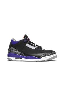 Jordan 3: Nike Air Jordan 3 Retro Black Court Purple
