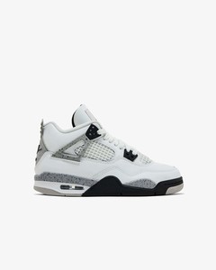 Nike Air Jordan 4: Nike Air Jordan 4 Retro White Cement (2025) (GS)