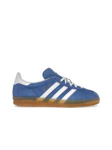 Adidas Footwear: adidas Gazelle Indoor Blue Fusion Gum (Women's)