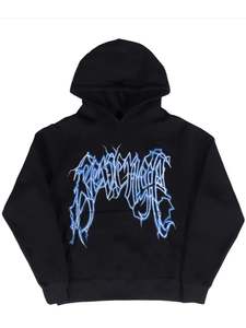 Revenge Lightning Logo Hoodie Black
