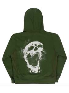 Revenge Smoke Hoodie Army Green