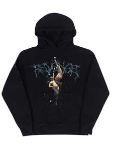 Revenge Angel Lightning Hoodie Black