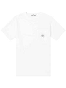Stone Island Pocket Logo Tee White