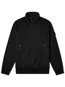 Stone Island Ghost Half Zip Sweat Black