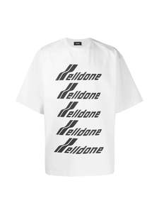 We11done: We11done Oversized Front Logo Tee White