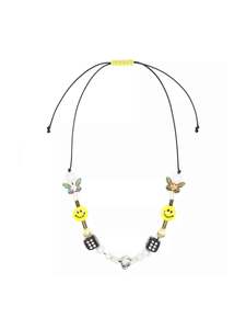 Salute: Salute EVAE+MOB Smiley Necklace