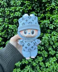 Labubu LV Inspired Sweater Grey (Outfit Only)