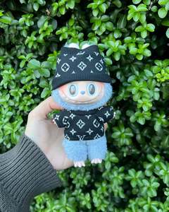 Labubu LV Inspired Sweater Black (Outfit Only)