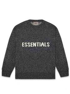 Sweaters: FOG ESSENTIALS KNIT SWEATER BLACK [SS20]