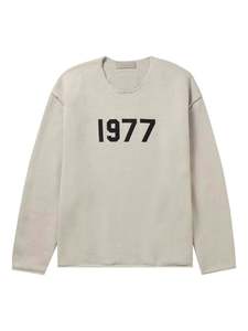 Sweaters: Fear of God Essentials 1977 Raw Edge Sweater Wheat [SS22]