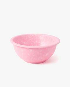 New Collection: Korean Bunsik Retro Melamine Large Soup Bowl Pink