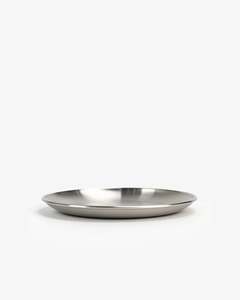 New Collection: Korean Stainless Steel Round Plate Medium