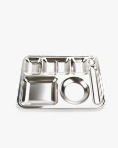 New Collection: Korean Stainless Steel Meal Plate