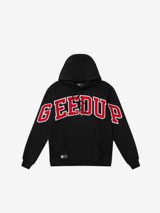 Geedup Team Logo Hoodie Black/White/Red
