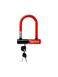 Supreme Sale: Supreme Kryptonite Evolution Mini 5 Bicycle Lock U Lock Red [FW15]