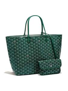 Goyard: Goyard Saint Louis Tote PM Green