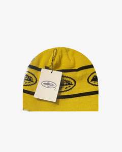 Corteiz Repeat Alcatraz Beanie Yellow