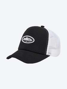 Corteiz: Corteiz Short Peak Trucker Black