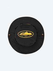 Corteiz 5 Starz Guerillaz Bucket Hat Black/Yellow