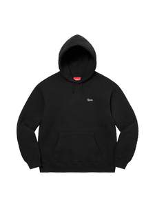 Supreme Micro Quilted Hooded Sweatshirt Black