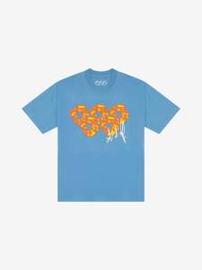 Denim Tears: Denim Tears x Offset Set It Off #2 T-shirt Blue