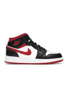 Nike Air Jordan 1 Mid Gym Red Black White (GS)