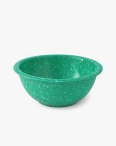 Prior: Korean Bunsik Retro Melamine Large Soup Bowl Green